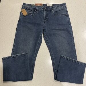 T.K. AXEL Blue "Slim Boot" Denim Jeans Men's Size 38X32 NWT